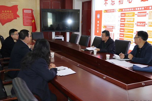 市政府國資委羅彥鵬副主任一行到公司調研(圖1)