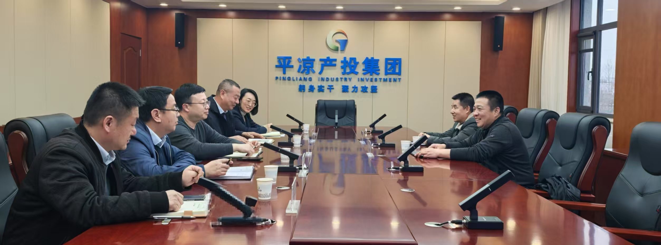 陜西省甘肅商會到市產(chǎn)投集團對接項目(圖1)